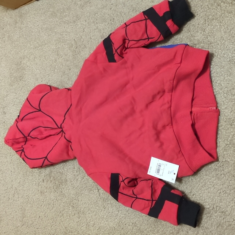 Adorable Spiderman Hooded Jacket 12M - Picture 2 of 4